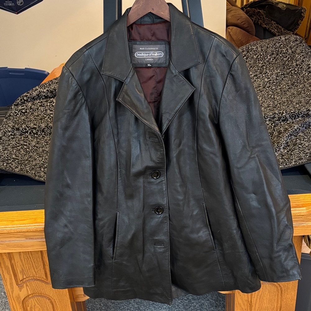 Wilsons Leather Classic Black Jacket